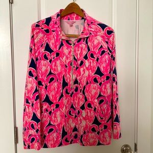 Lilly Pulitzer flamingo Popover size XL